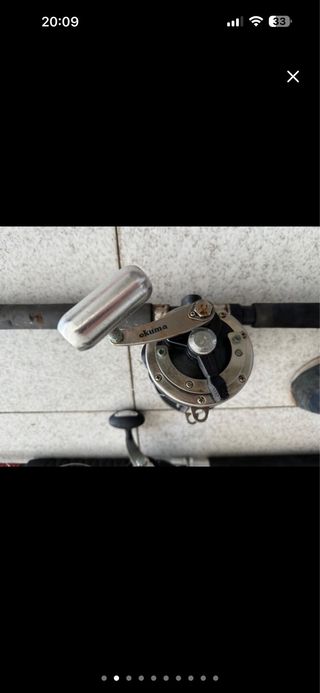 Lote 3 cañas de pescar