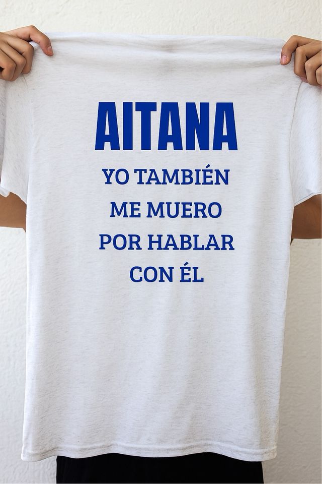 Camiseta Aitana Cuarto Azul
