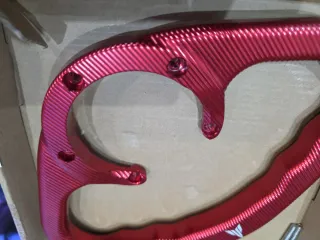 Mango pasajero Yamaha rojo