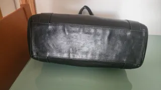 Bolso Pierre Cardin Piel Negro Nuevo