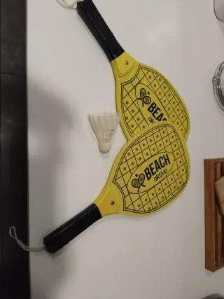 Palas de bádminton amarillas