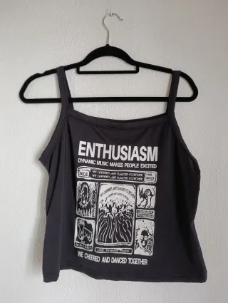 Camiseta tirantes Enthusiasm