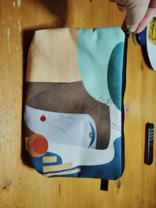 Neceser estampado multicolor