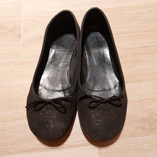 Ballerine nere donna tg 39 con brillantini