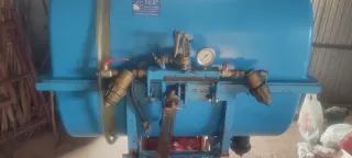 Pulverizador agrícola hidraulico azul