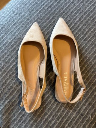 Bailarina destalonada Marypaz beige talla 39