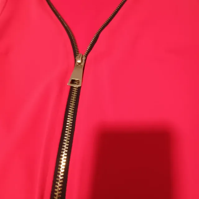 Vestido rojo elegante T38 con cinturón