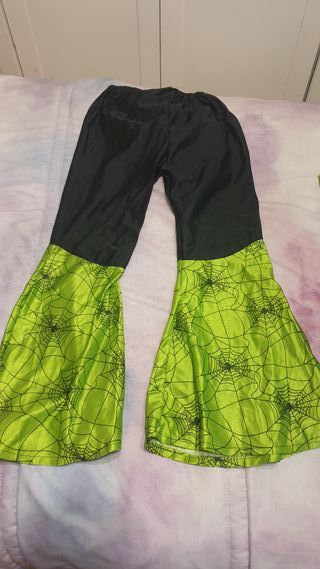 Disfraz araña Halloween verde