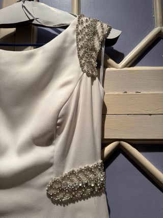 Vestido de Novia Aire Barcelona Xies Blanco