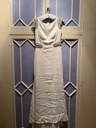 Vestido de Novia Aire Barcelona Xies Blanco