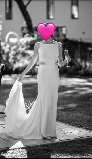 Vestido de Novia Aire Barcelona Xies Blanco