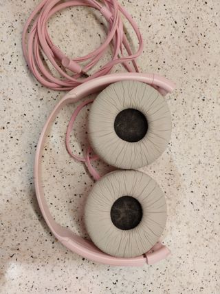 Auriculares Sony plegables Rosa