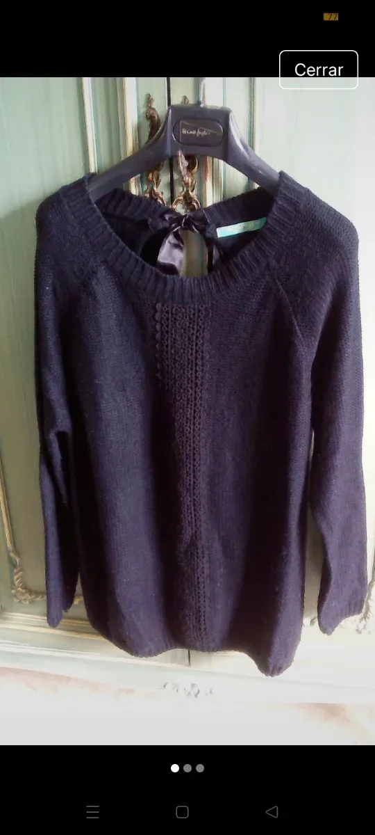 Jersey negro con lazo