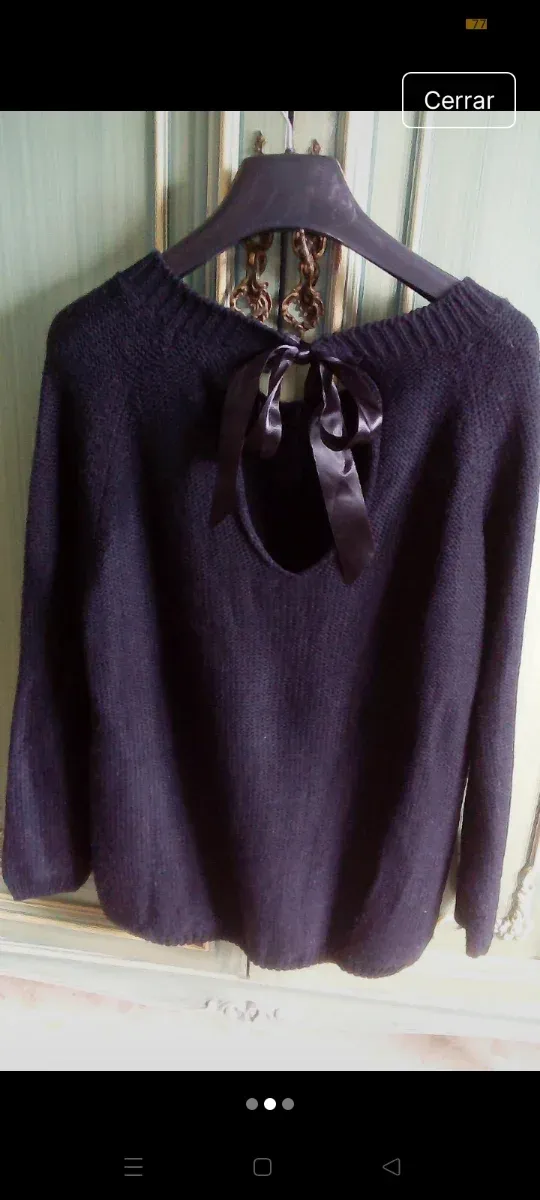 Jersey negro con lazo