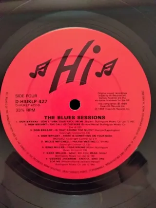 Vinilo 2xLP Hi Records The Blues Sessions