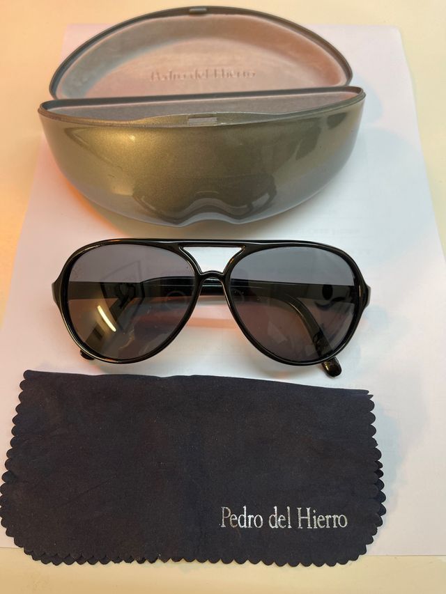 Gafas de Sol Pedro del Hierro Aviador Negras