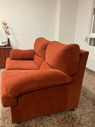 Sofá Terciopelo Granate