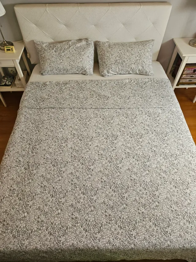 Juego Sábanas Cama 135cm Estampado Floral