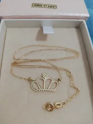 Collar 18k Oro Corona