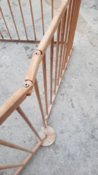 Parque infantil madera plegable