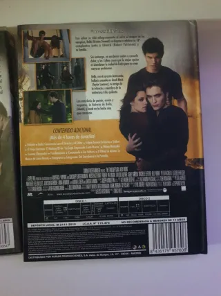 Lote 2 Películas Crepúsculo y Luna Nueva