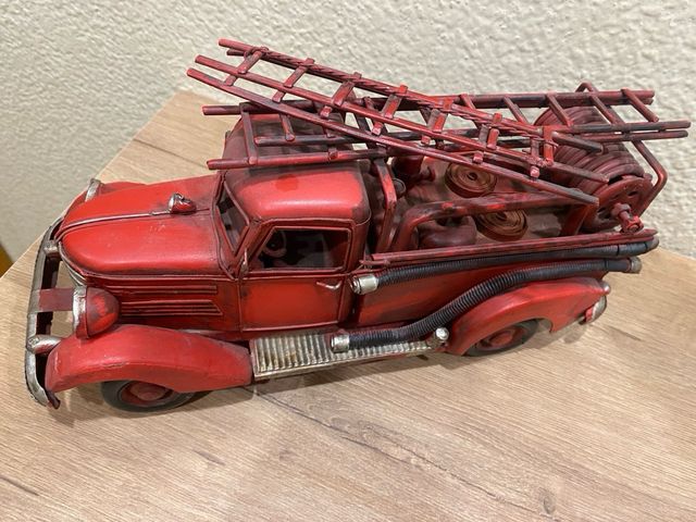 Camión Bomberos Vintage Rojo