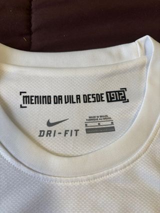 Camiseta Santos Nike Blanca Naranja