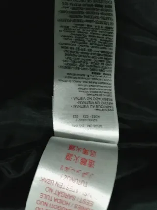 Chaquetón Nike niño negro 2/3 años