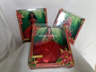 Set di 3 bambole Barbie Collector Holidays 2022