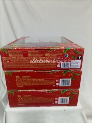 Set di 3 bambole Barbie Collector Holidays 2022
