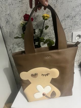 Bolso Tous Oso Beige y Marrón