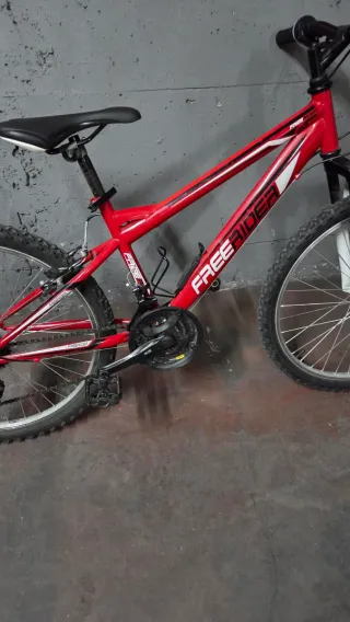 Bicicleta Freerider 24 Roja