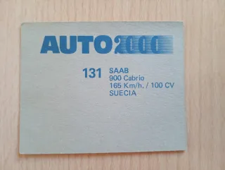 Cromo Saab 900 Cabrio Suecia