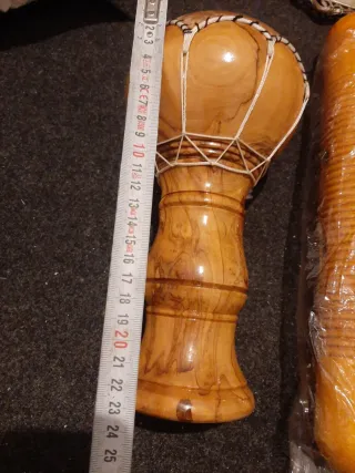 Lote instrumentos musicales madera y metal