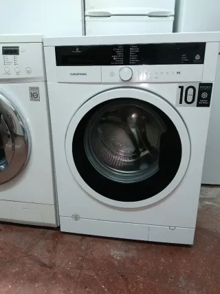 Lavadora 10kg Grundig Blanca