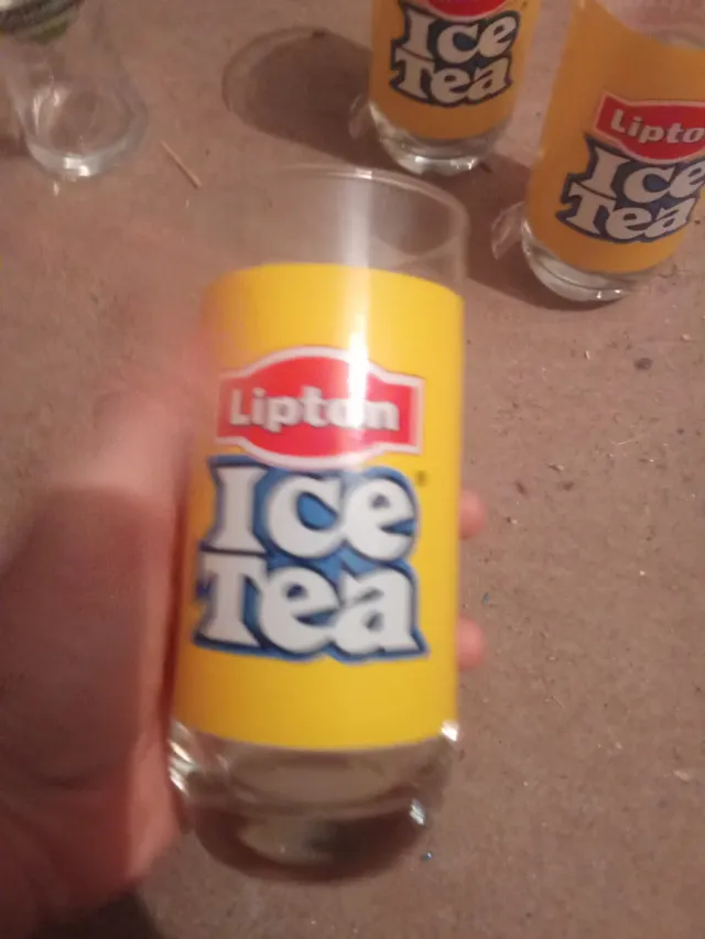 Lote 3 Vasos Lipton Ice Tea