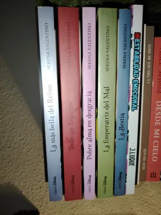 Pack de cinco libros de villanos