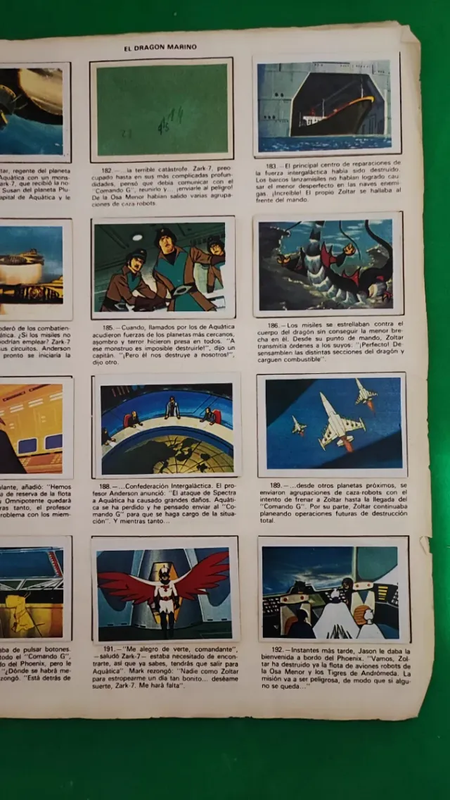 Album cromos Comando G fher 1980