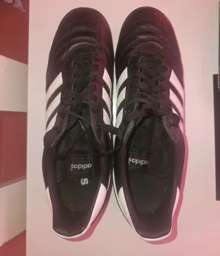 Zapatillas Fútbol Turf Adidas Kaiser Negras