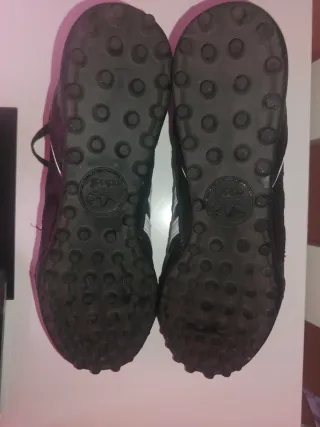 Zapatillas Fútbol Turf Adidas Kaiser Negras