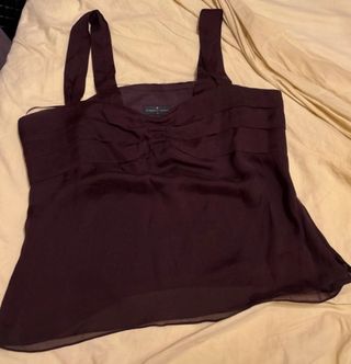 Conjunto Seda Roberto Verino Marrón chocolate