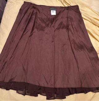 Conjunto Seda Roberto Verino Marrón chocolate