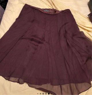 Conjunto Seda Roberto Verino Marrón chocolate