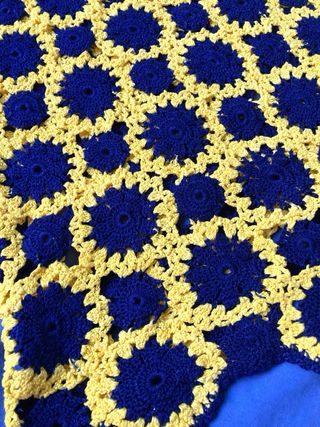 TOP CHALECO CROCHET GANCHILLO PATCHWORK PUNTO MANO