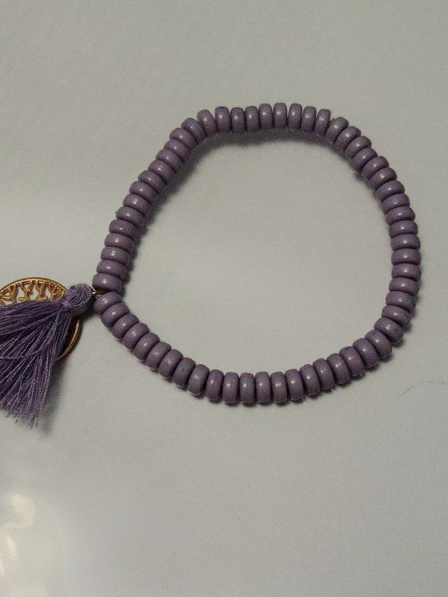 Pulsera con árbol de la vida y pompón