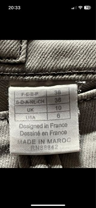 Vaqueros Maje grises