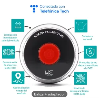 BALIZA V16 CONEGTADA DGT 3.0 – HOMOLOGADA