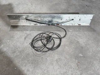 Portamatrículas Remolque con Luces y Cable