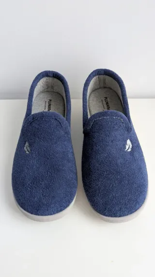 Zapatillas de casa ergonómicas azul marino