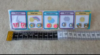 Pendientes Niña Lunes a Viernes